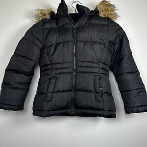 So Goods for Life Puffer Coat Girls 6/6X Black